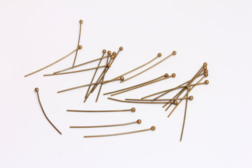 Antique Bronze Head Pins