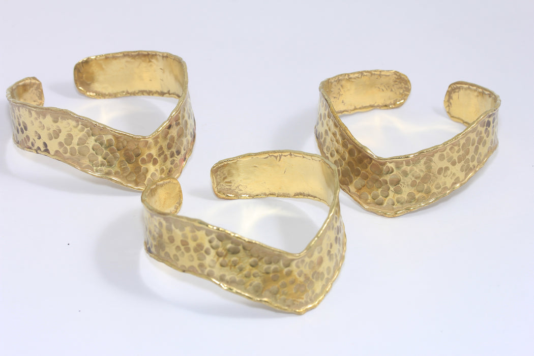 Brass Hammered Bangle