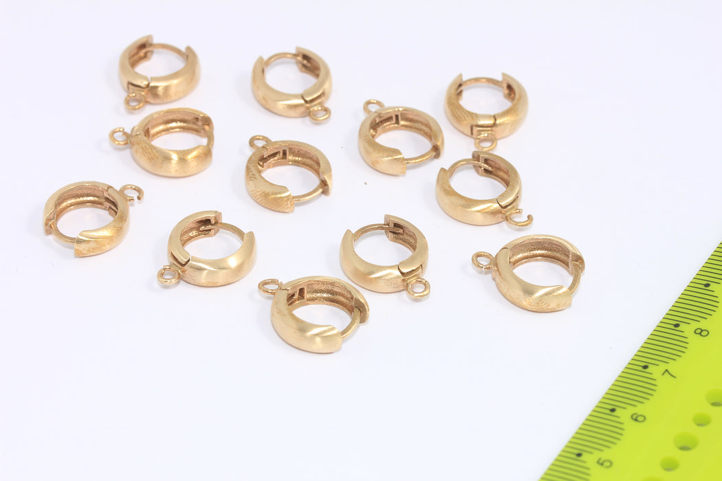 Lever Back Earrings With Loop