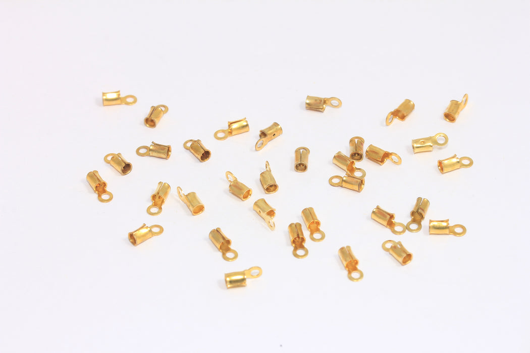 Brass Cord Crimps