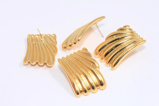 Large Seashell Studs