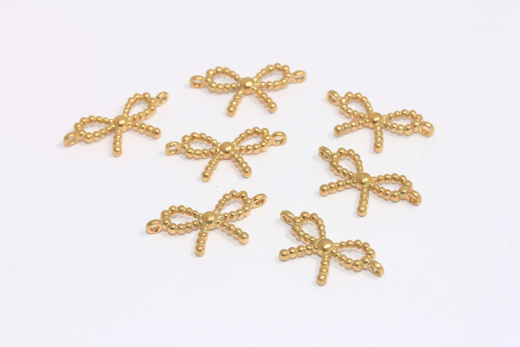 Brass Bow Charms