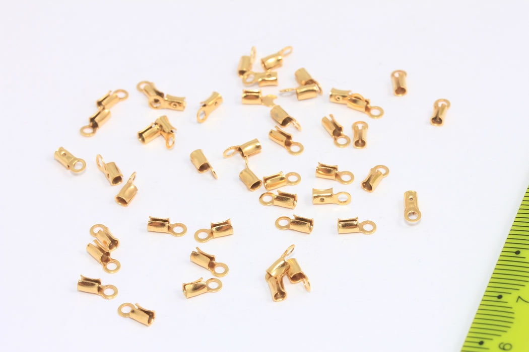 Brass Crimp Beads