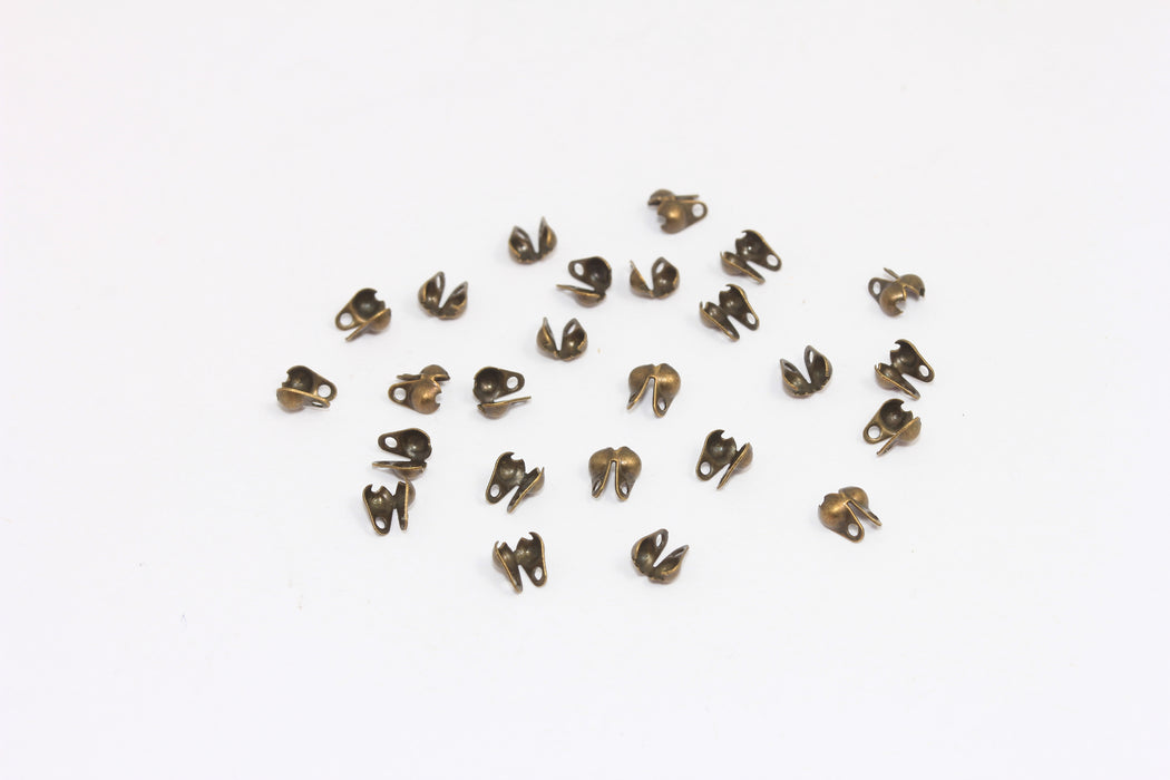 Bronze Ball Chain Crimps