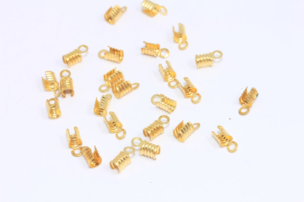 Brass Crimp Beads