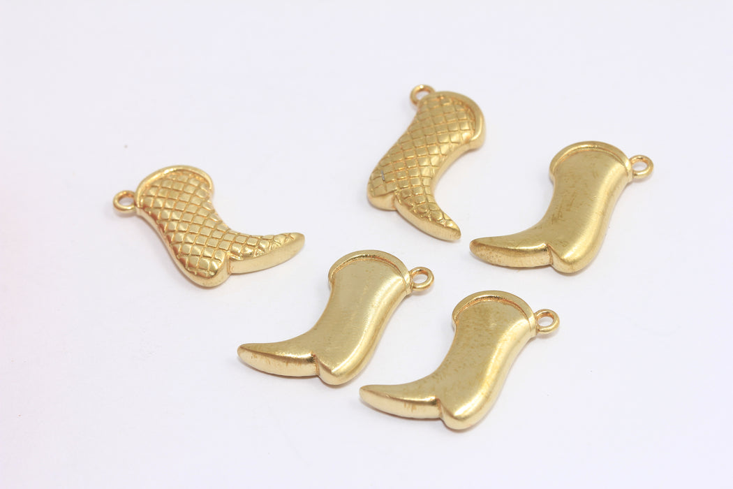 Brass Boot Charms