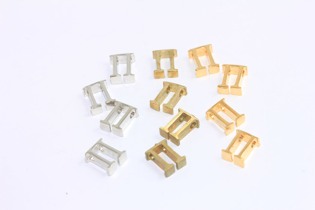 7x9mm Pi Harf Boncukları, Yunan Harf Sembolü, Pi Bileklik Takıları