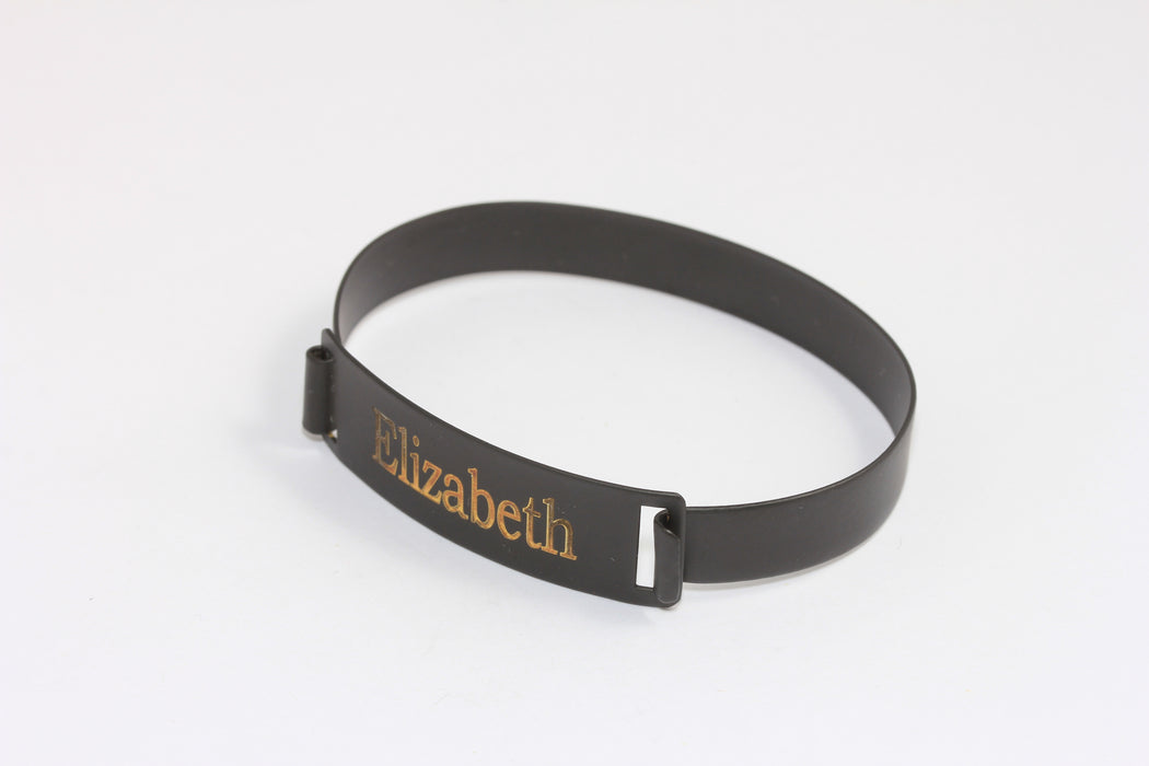Black Plated Personalized Bracelets