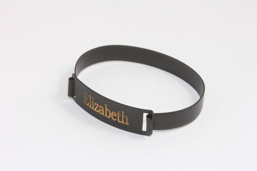 Black Plated Personalized Bracelets