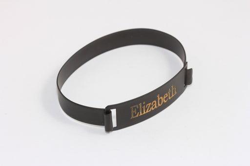 Black Plated Personalized Bracelets
