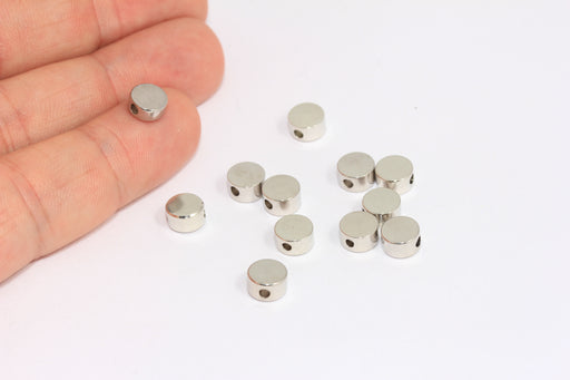 Flat Round Sliding Beads