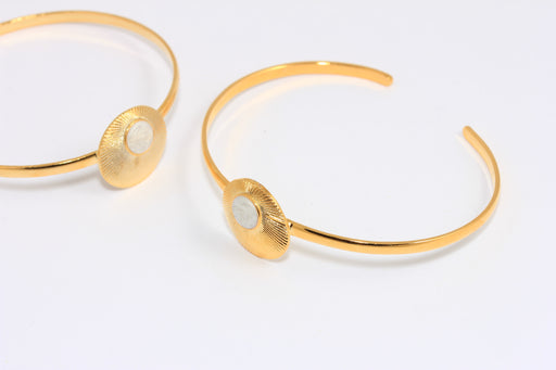 Shiny Gold Wire Bracelet Cuff