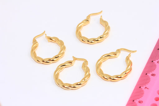 Braided Hoop Earrings