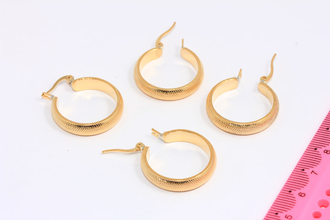 Hoop Earrings, Stud Hoop Earrings