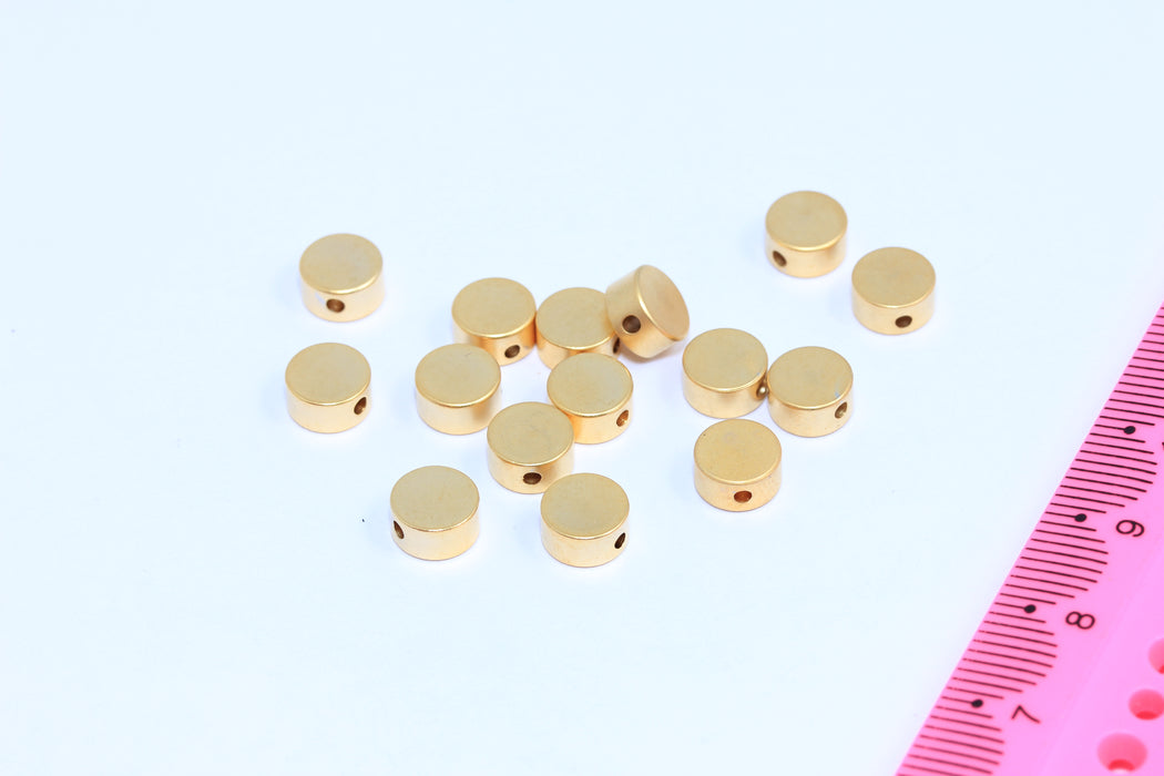 Flat Round Beads, Barrel Beads, Spacer Beads