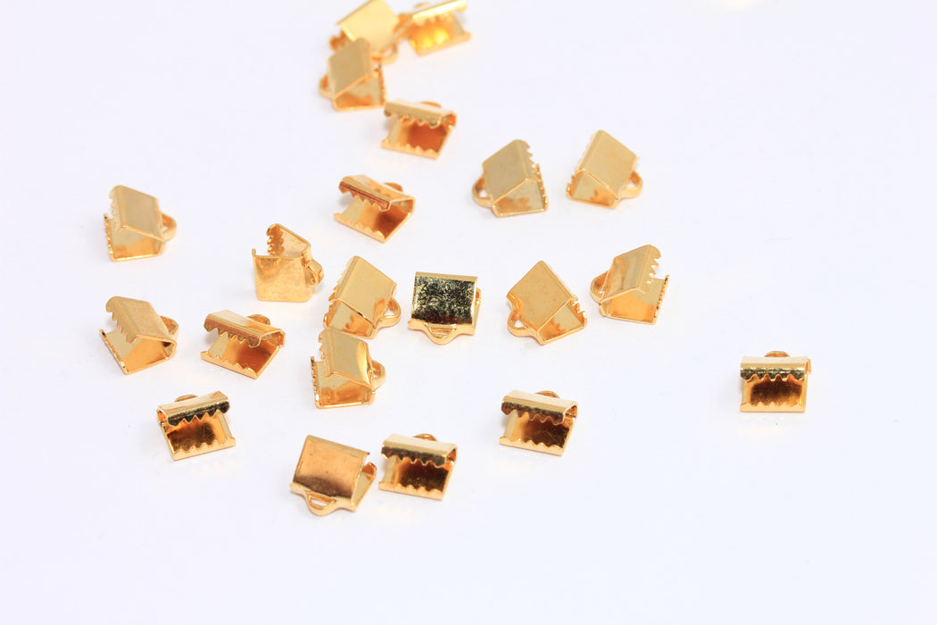 Shiny Gold Ribbon Crimps