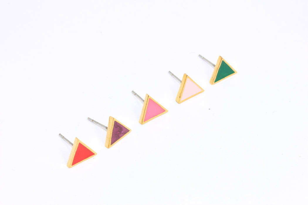 Optional Enamel Color Earrings