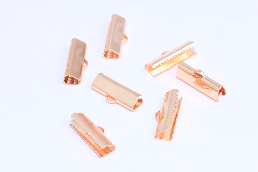 Rose Gold Ribbon Crimps
