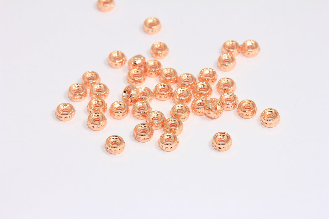 Wheel Sliding Beads, Rondelle Beads