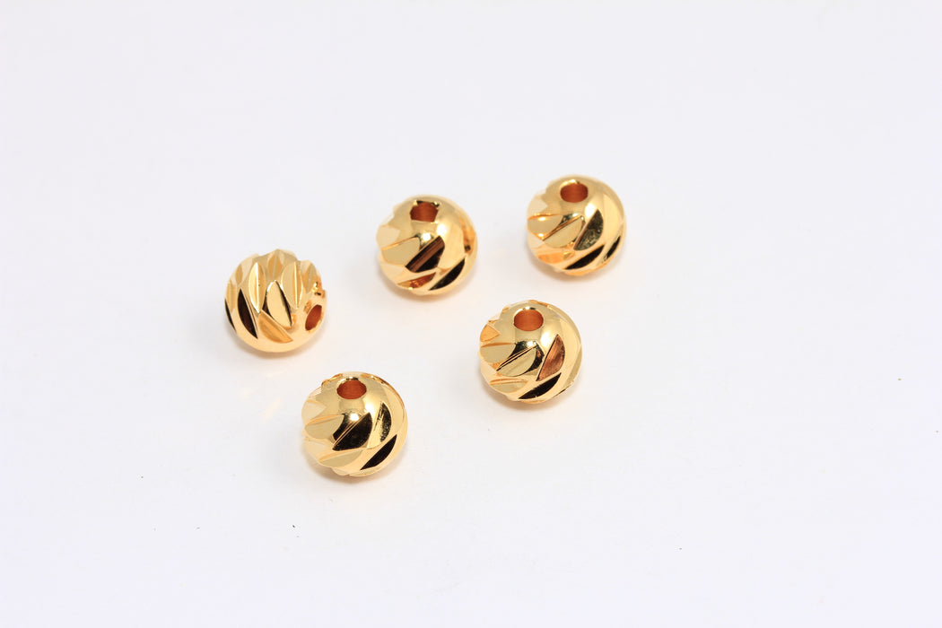 Disco Ball Beads, Spacer Beads, Ball Beads, Hollow Beads