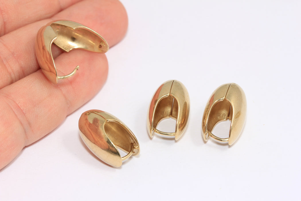 Earring Clasps, Drop Hoop Earrings