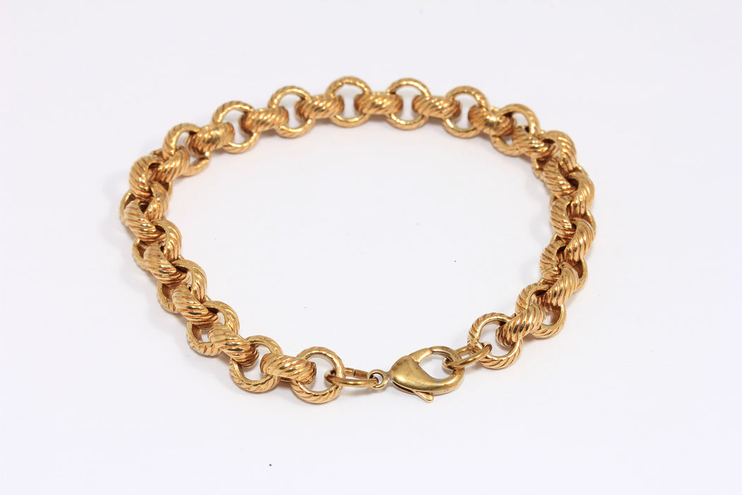 Brass Chain Link Bracelet