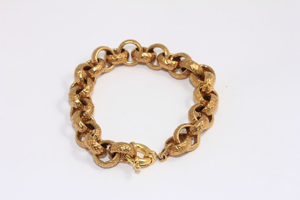 Brass Chain Link Bracelet