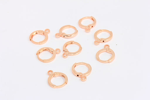Lever Back Earrings, Lever Back Ear Hoops With Loop