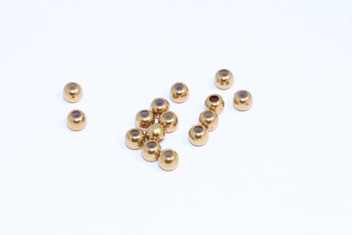 Brass Spacer Beads, Rubber Stoppers