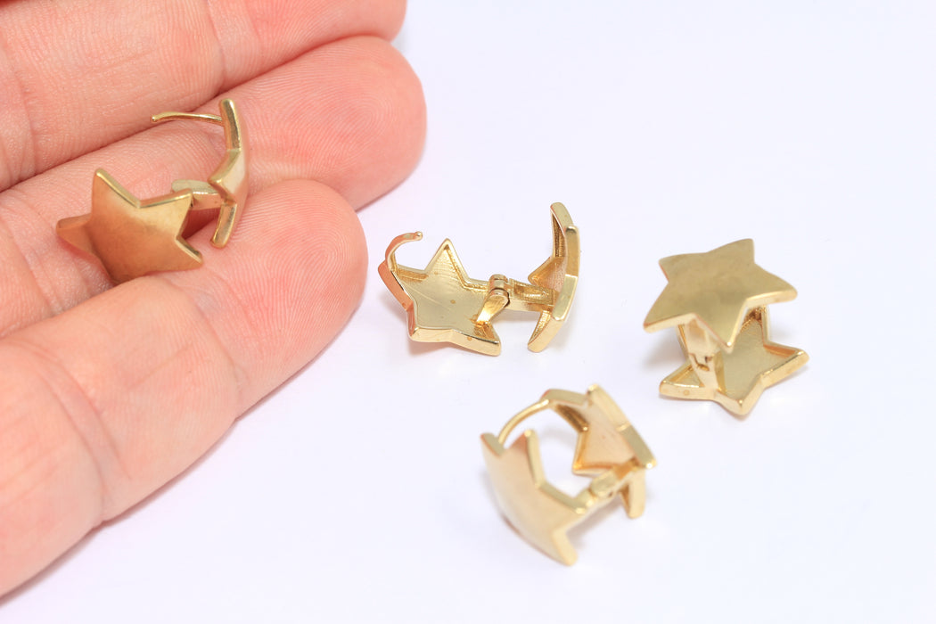 Star Earrings, Dainty Earrings