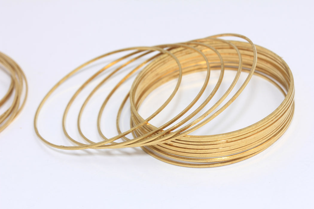 Brass Closed Rings