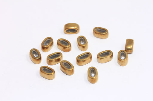 Oval Shape Rubber Stopper, Spacer Beads, Rondelle Charms