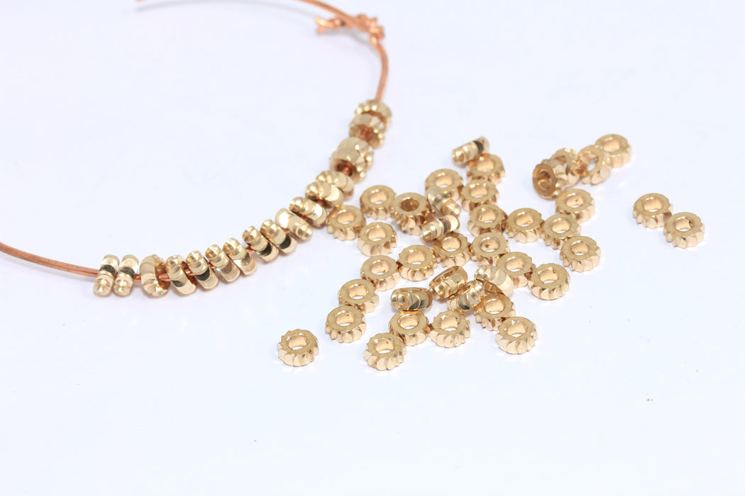 Brass Spacer Beads