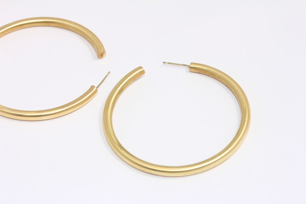 Large Hoop Earrings, Circle Earrings