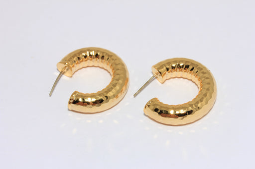 Earrings, Midi Hoop Earrings, Tube Earrings