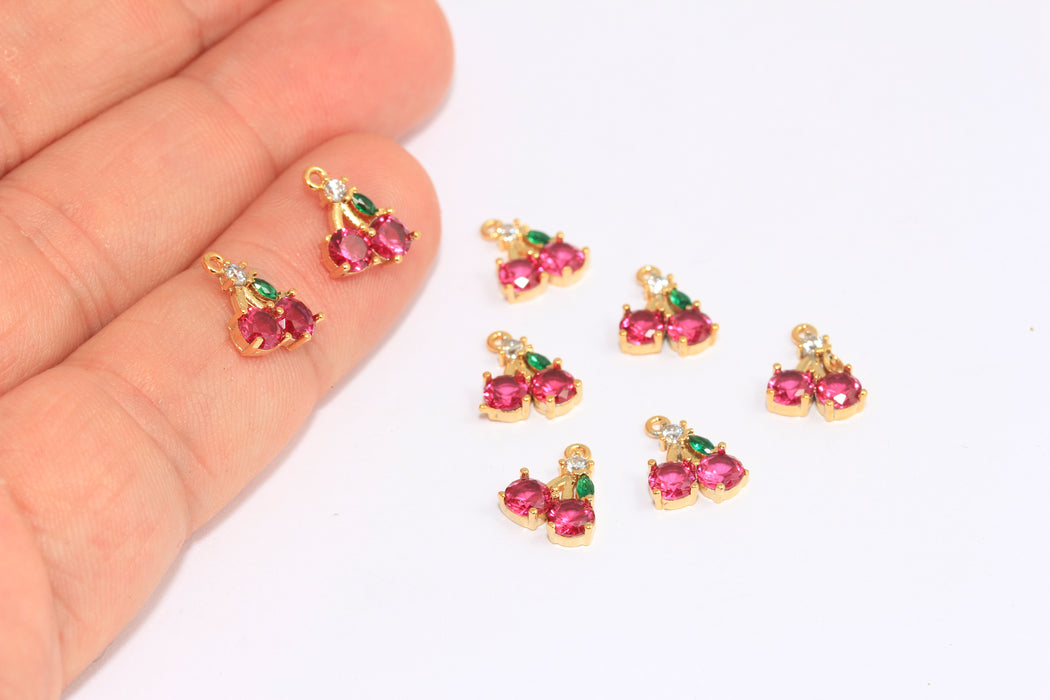 Shiny Gold Cherry Beads
