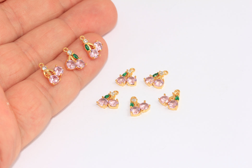 Shiny Gold Cherry Beads