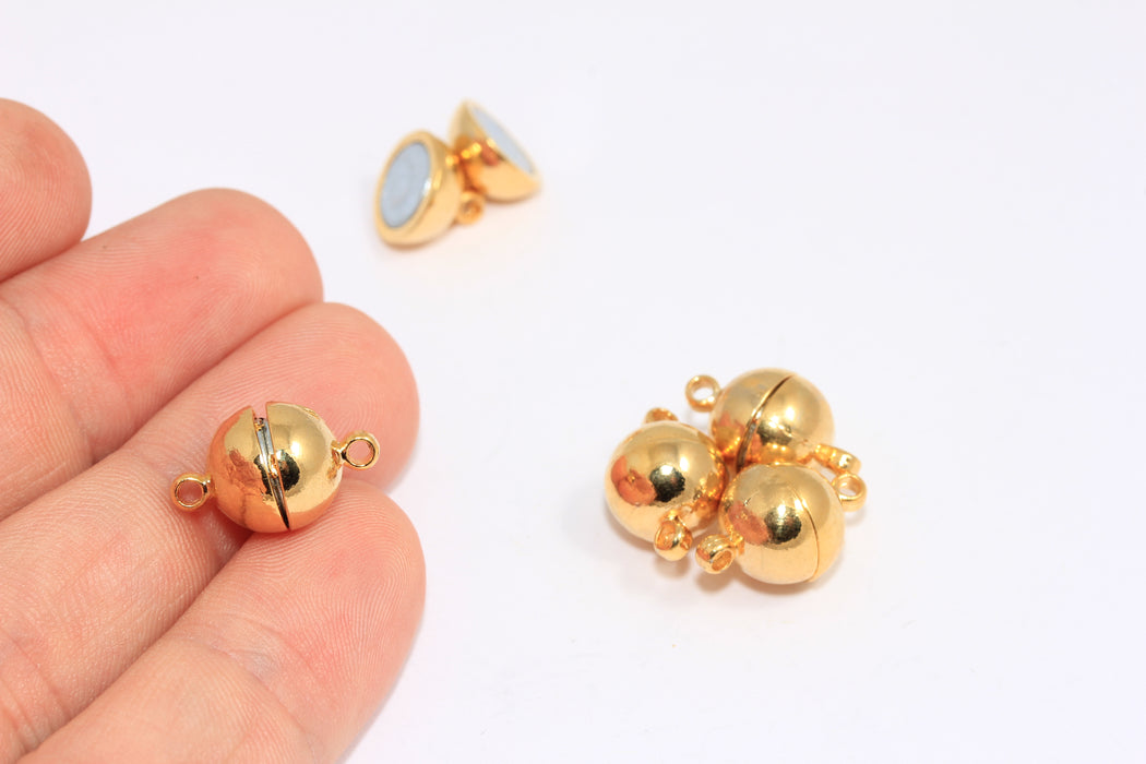Shiny Gold Magnetic Clasps