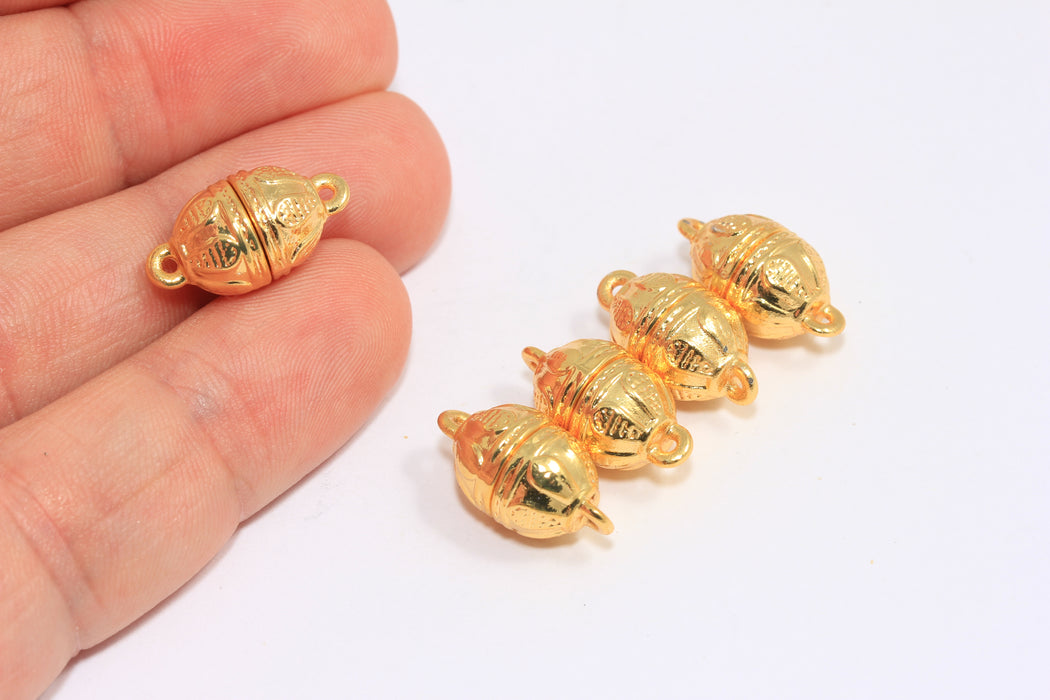 Shiny Gold Magnetic Clasps