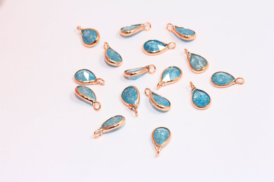 Rose Gold Plated Drop Charms