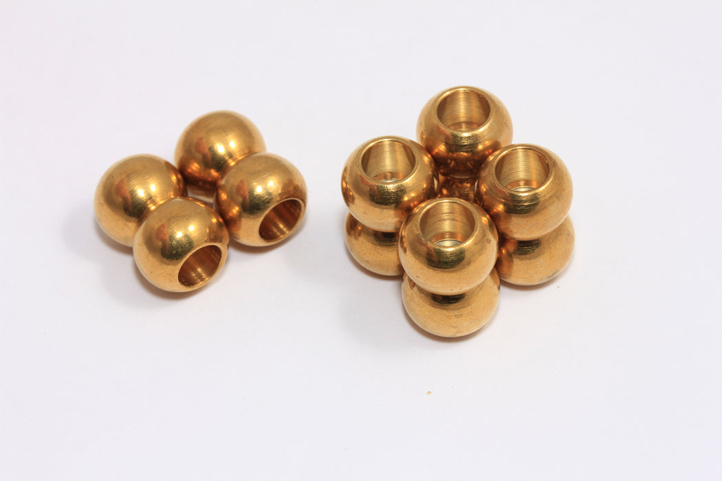 12x17mm Raw Brass Magnetic Clasps, Ball Bracelet Clasps, MGN16