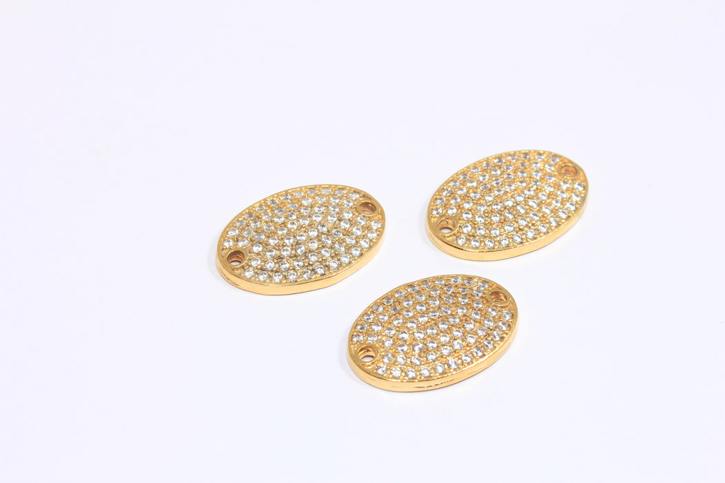 Shiny Gold CZ Charms