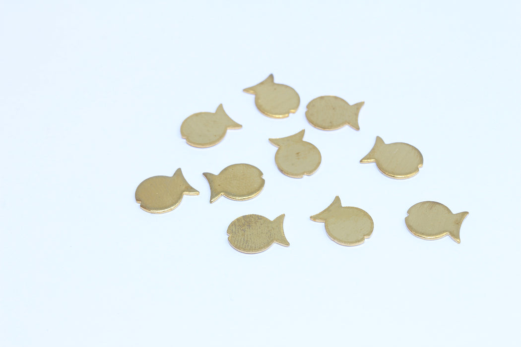 Brass Fish Beads