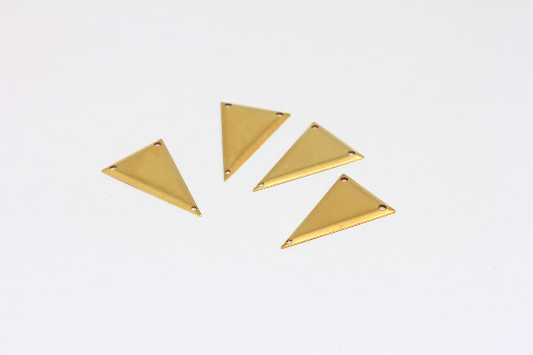Brass Triangle Charms