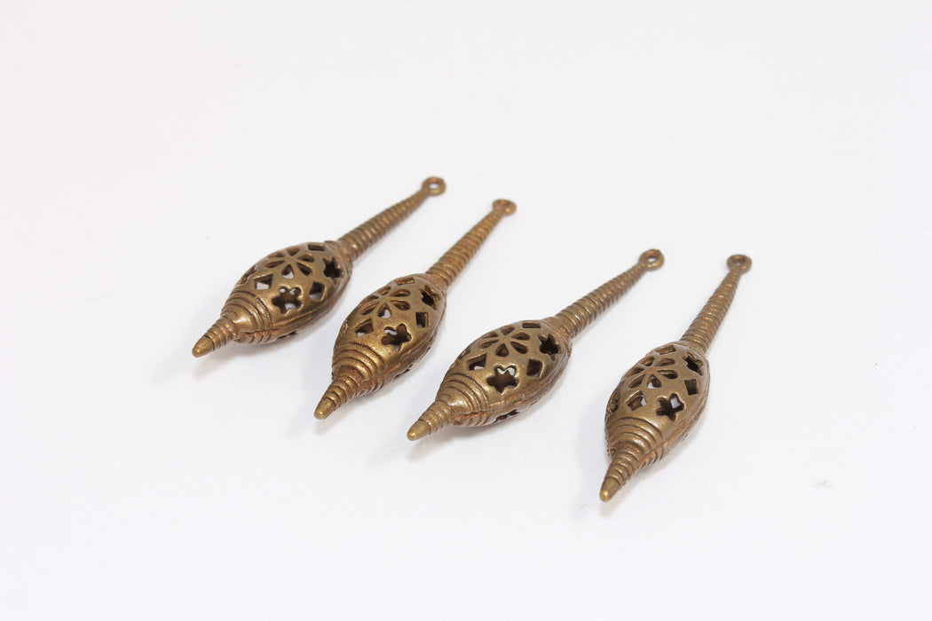 10x44mm Antique Bronze Bullet Charms, Men Necklace Spike Charms, Bullet Pendant, MLS1140