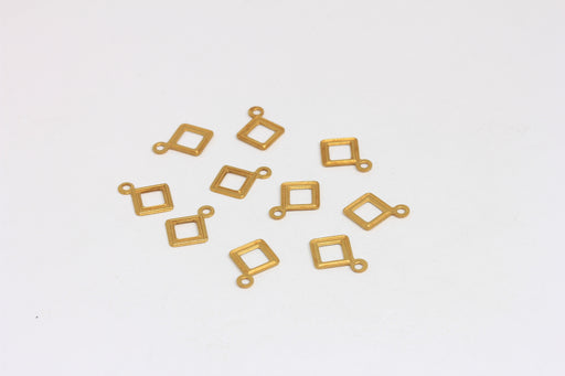 Brass Square Beads