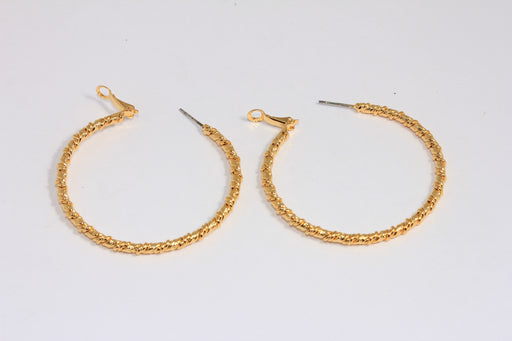 Huggie Hoops, Braided Hoop Earrings, Textured Earrings