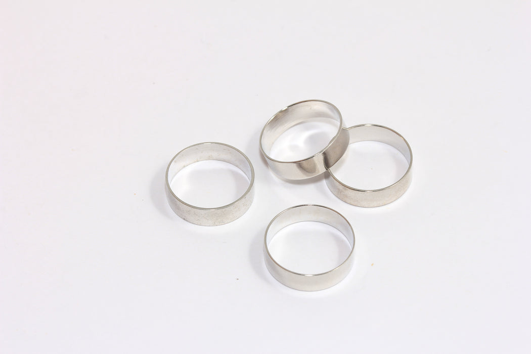 Closed Rings, Tube Spacer Beads