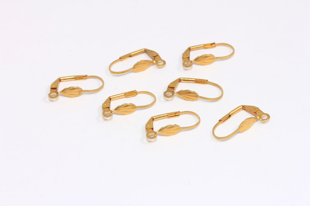 Lever Back Ear Hooks, Earring Settings