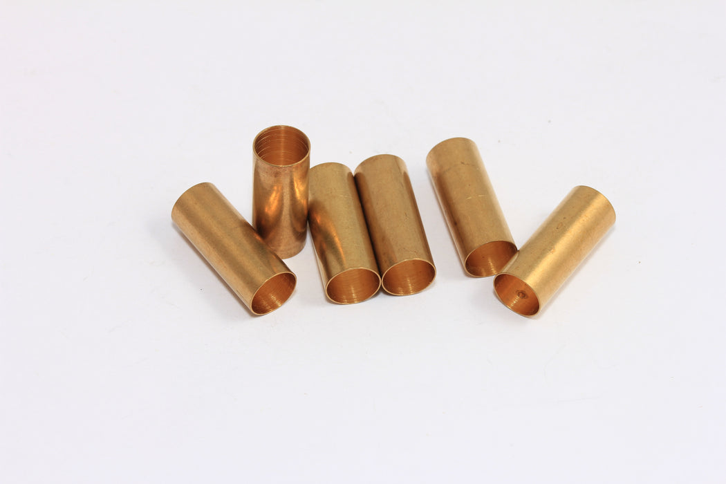 8x20mm Ham Pirinç Boru Boncuklar, Katı Borular, Ara Boru Boncuklar, Bilezik Borular, AE4